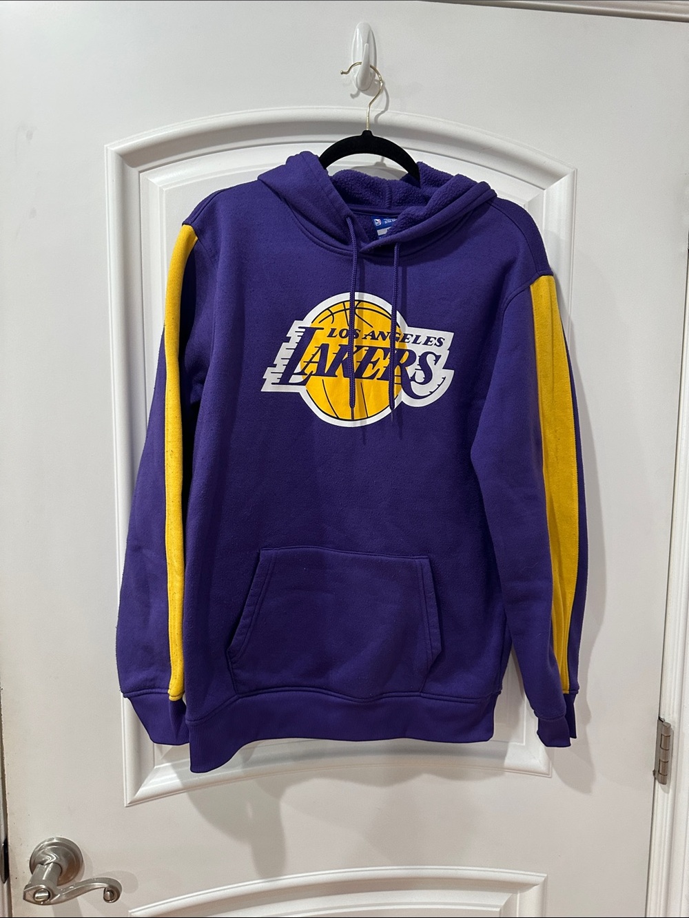 NBA Los Angeles Lakers Purple & Gold Crewneck Hoodie size M